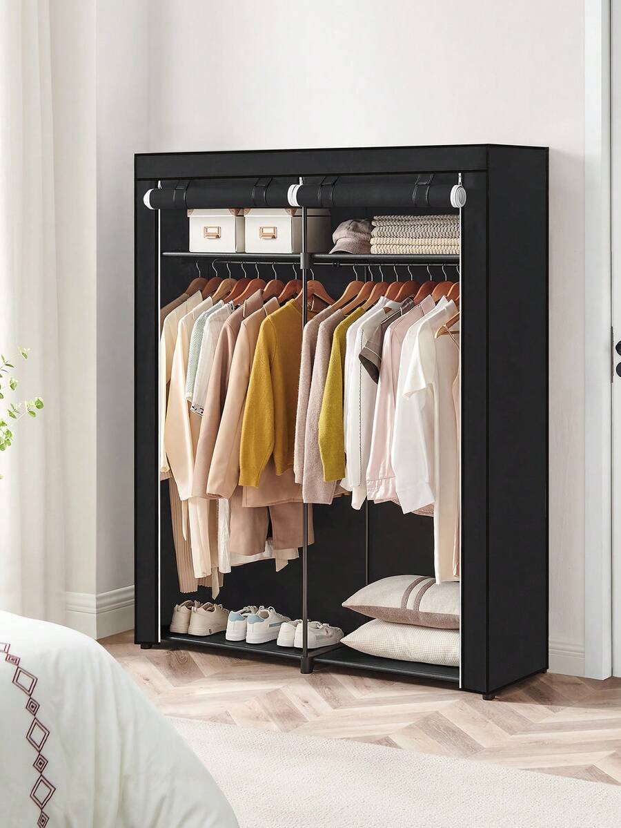 Closet Wardrobe, Portable Clos - Wardrobe Closet Portable Fabric Cover 评论和价格