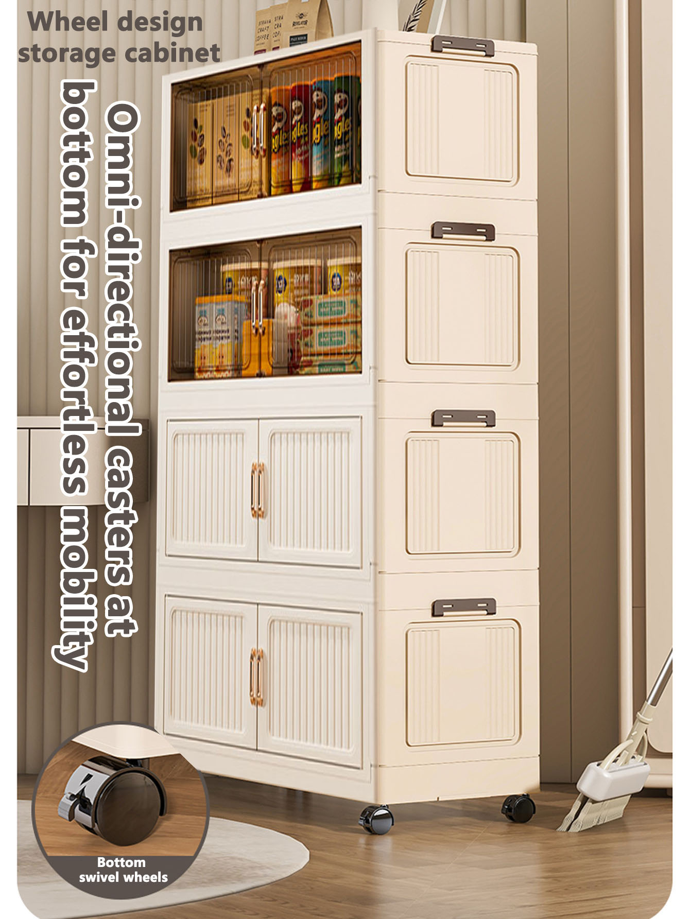 No-Assembly Foldable Rolling S - Storage 评论和价格
