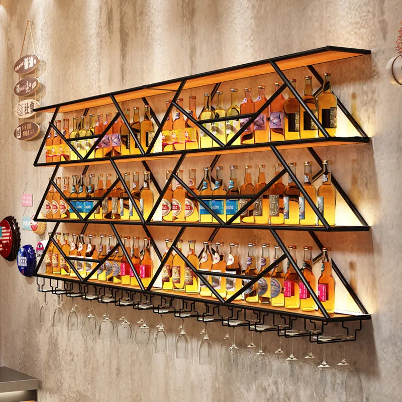 Wall Mounted Wine Rack Wrought - Storage 评论和价格
