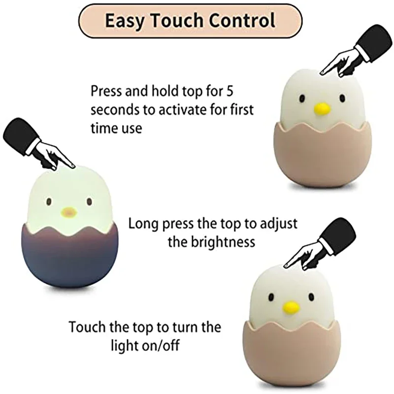 Led Children Touch Night Light - Floating Nightstand With Led Light 评论和价格