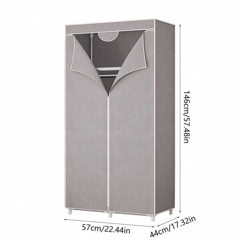 Red/Gray/Blue/Coffee Portable  - Wardrobe Closet Portable Fabric Cover 评论和价格
