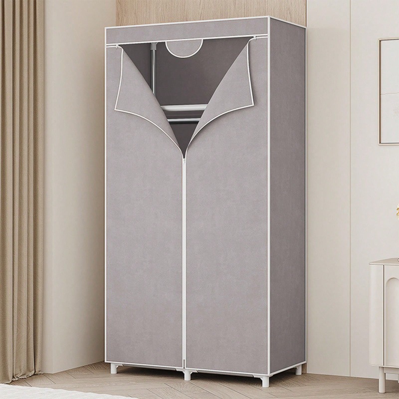 Red/Gray/Blue/Coffee Portable  - Wardrobe Closet Portable Fabric Cover 评论和价格