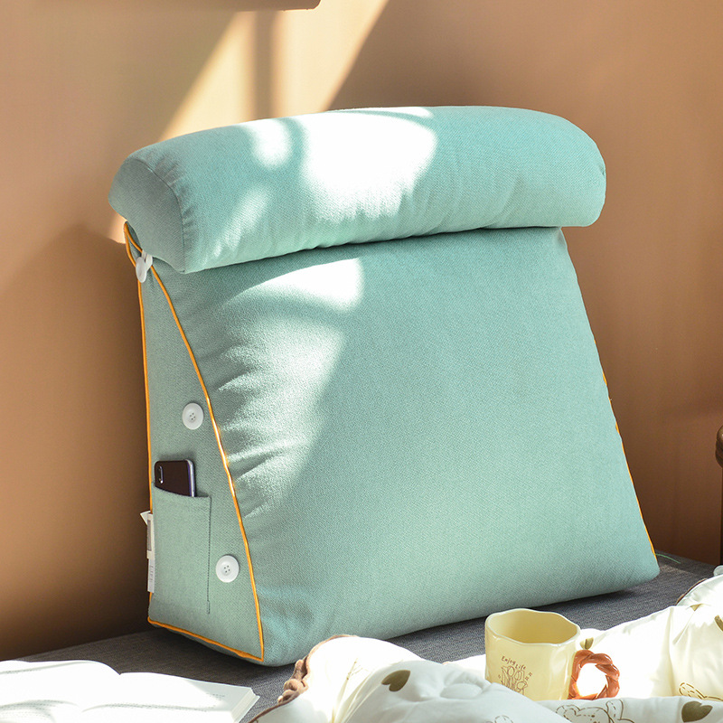1pc Bedhead tatami triangular  - Headboard Cushion Backrest Tatami 评论和价格