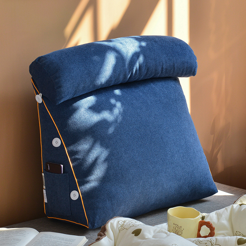 1pc Bedhead tatami triangular  - Headboard Cushion Backrest Tatami 评论和价格