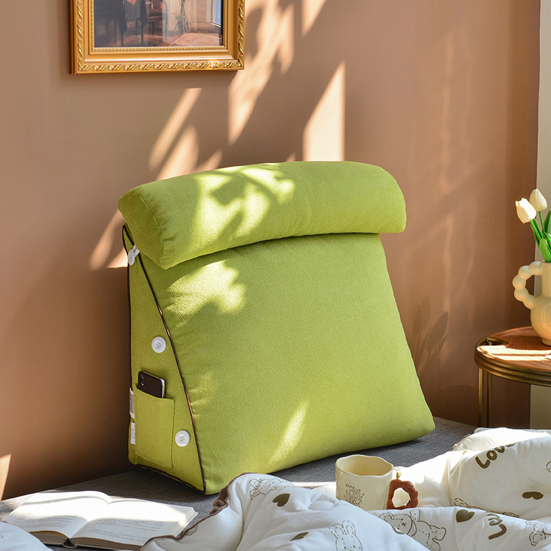 1pc Bedhead tatami triangular  - Headboard Cushion Backrest Tatami 评论和价格