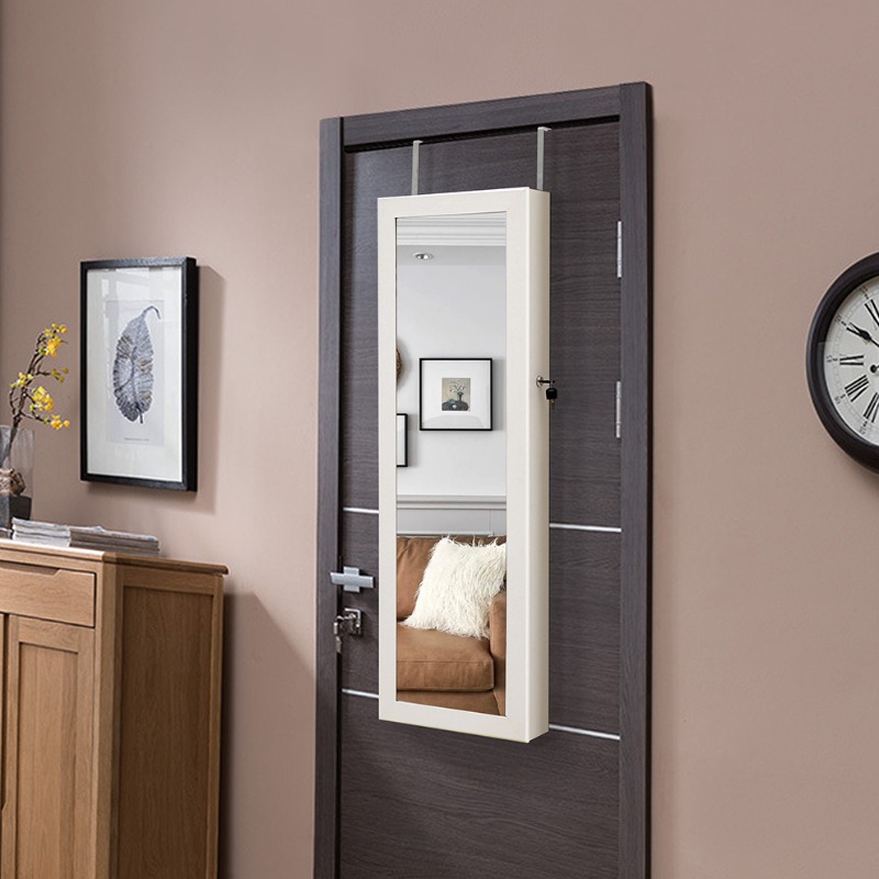 Mirror full body dressing mirr - Full Length Mirror Jewelry Armoire 评论和价格