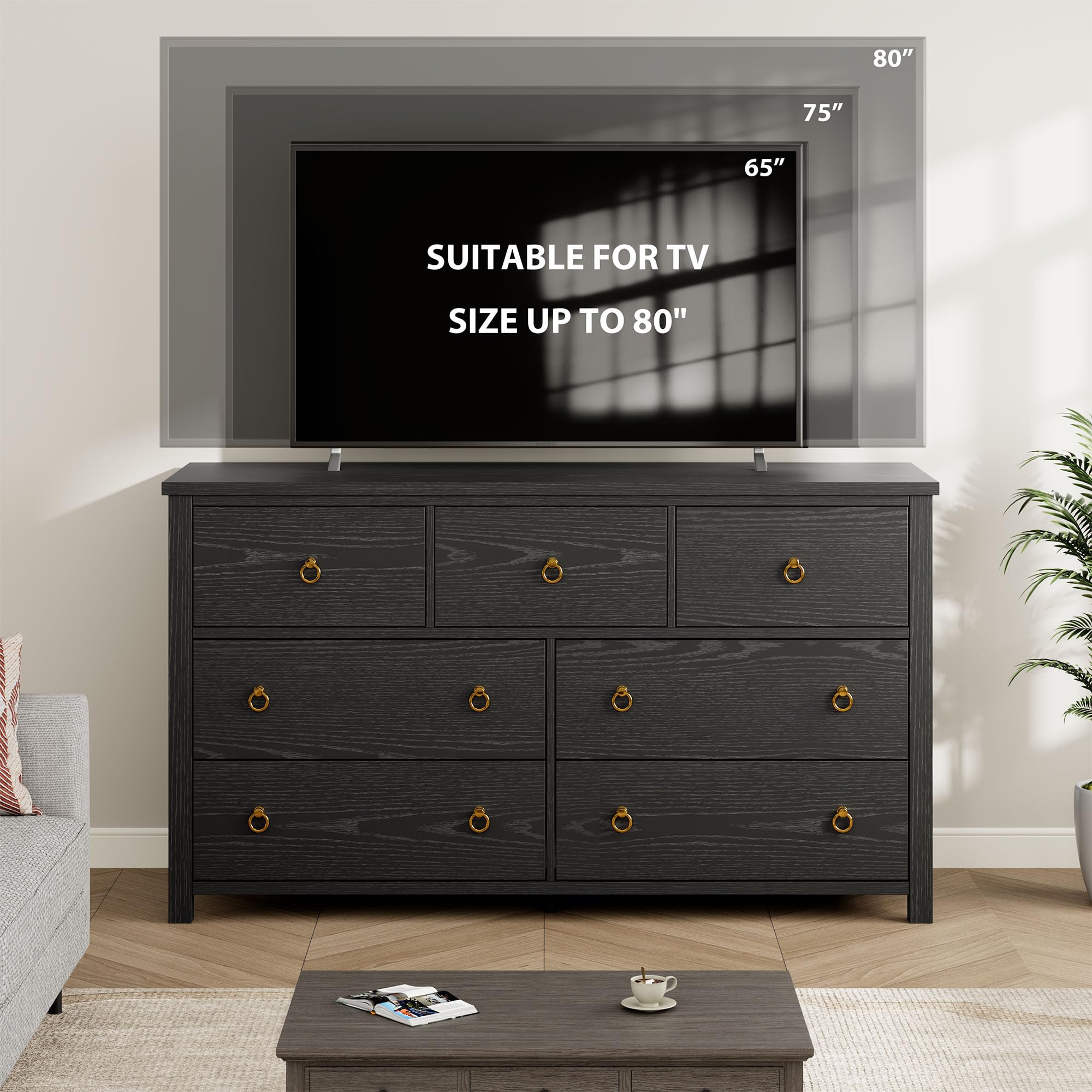 7 Drawer Dresser for Bedroom,  - Bedroom Furniture 评论和价格