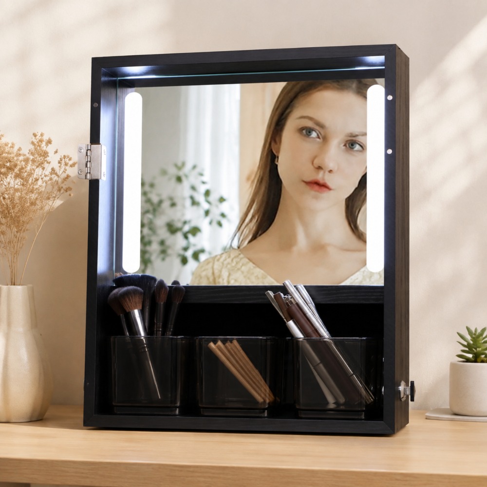 Lockable Standing Jewelry Armo - Full Length Mirror Jewelry Armoire 评论和价格