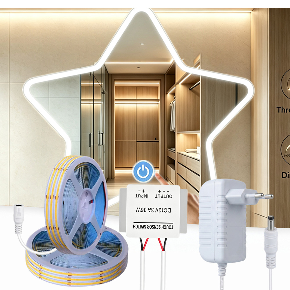 Dimmable Touch Control Bathroo - Dressing Table Vanity With Lighted Mirror 评论和价格