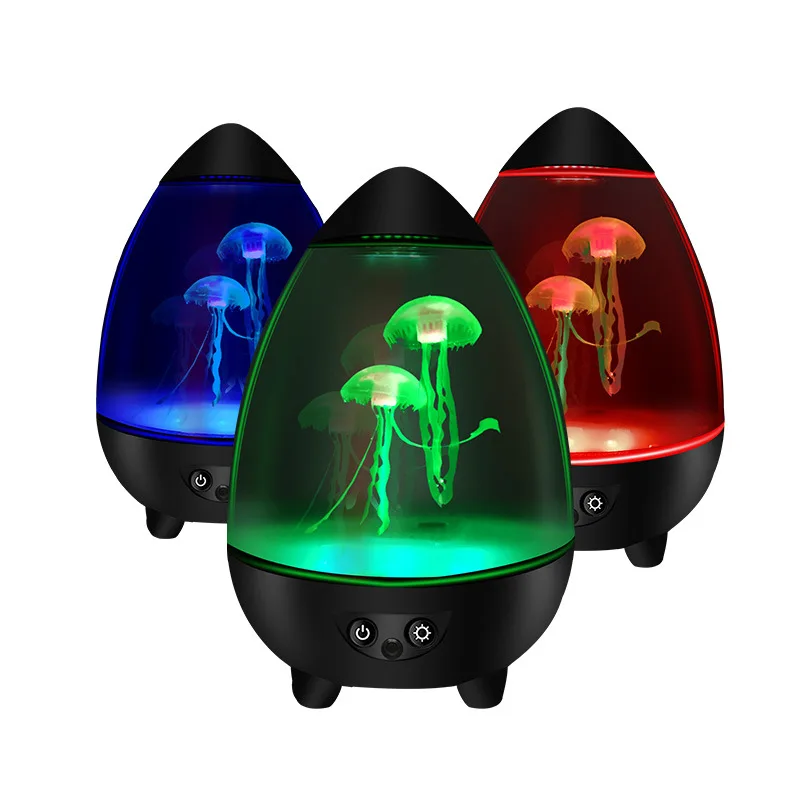 LED fish Lamp Ambient Night Li - Floating Nightstand With Led Light 评论和价格