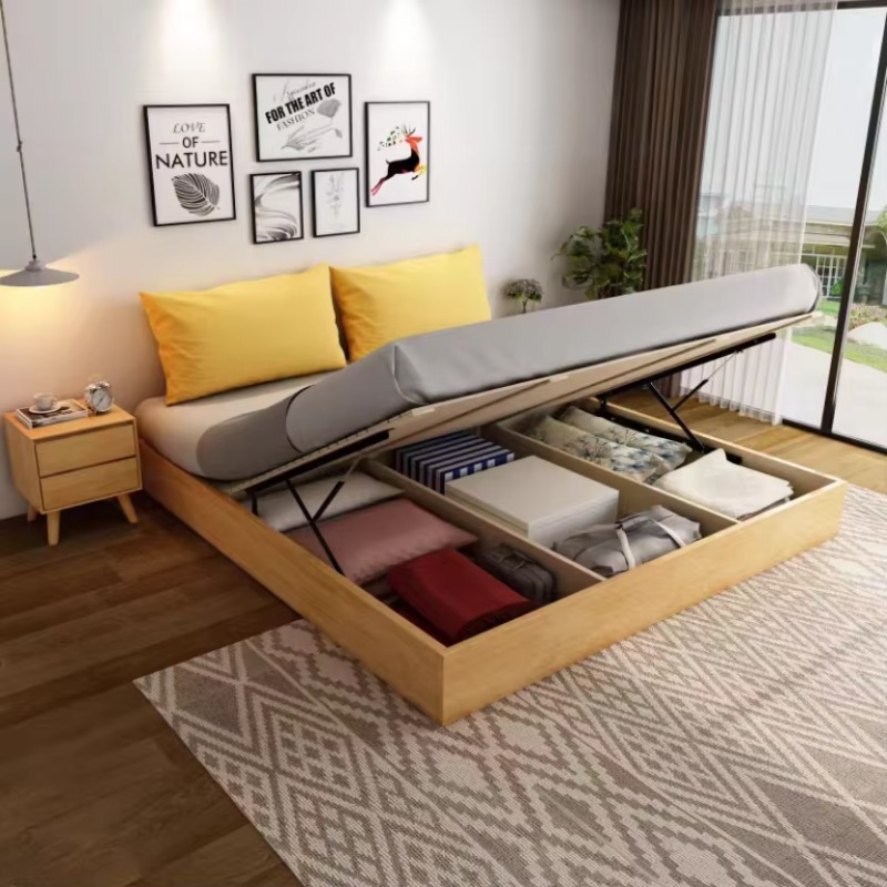 Solid Modern Tatami Gas Lift S - Gas Lift Storage Bed Hydraulic 评论和价格
