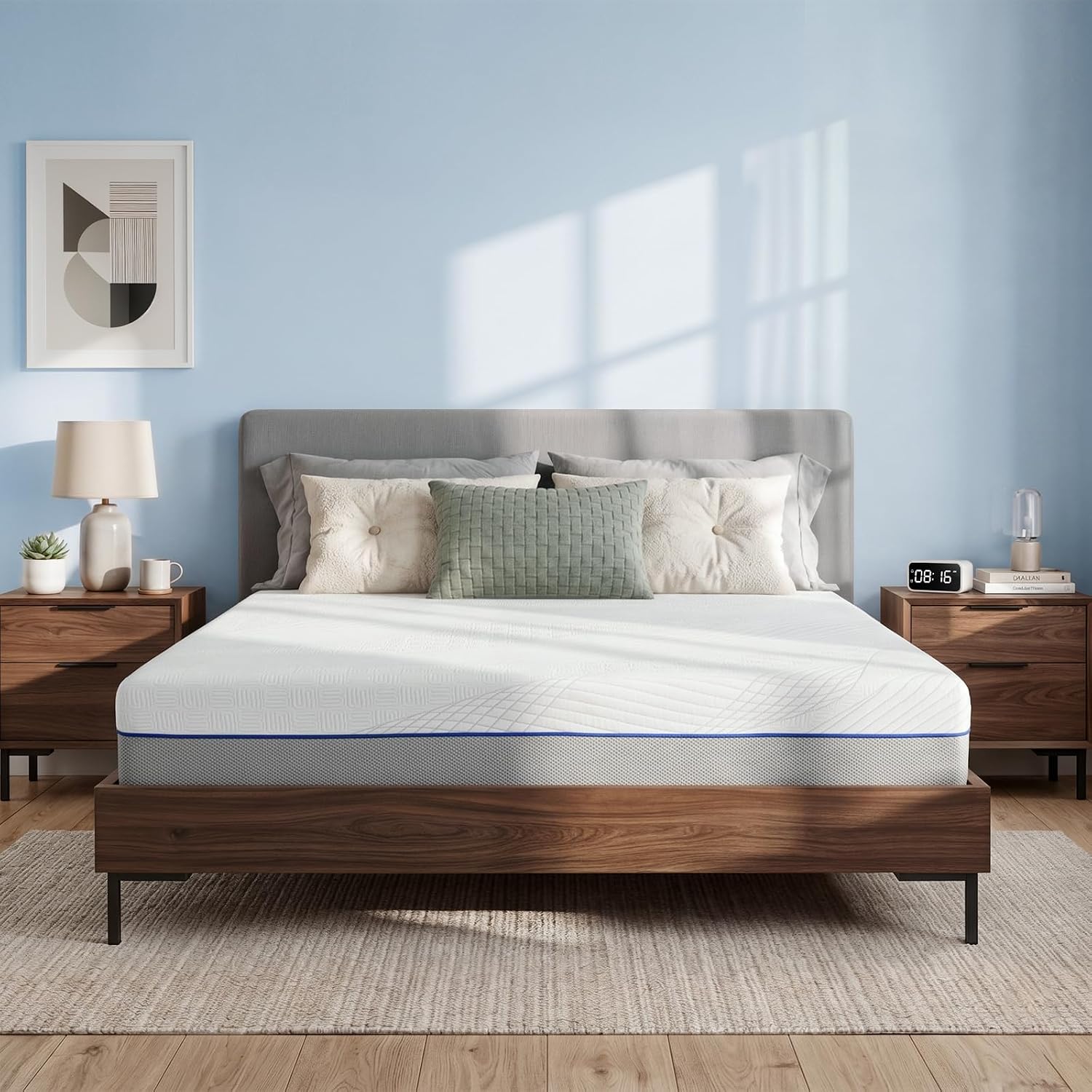 Queen Size Mattress 12 inch Me - Memory Foam Mattress In A Box Queen 评论和价格