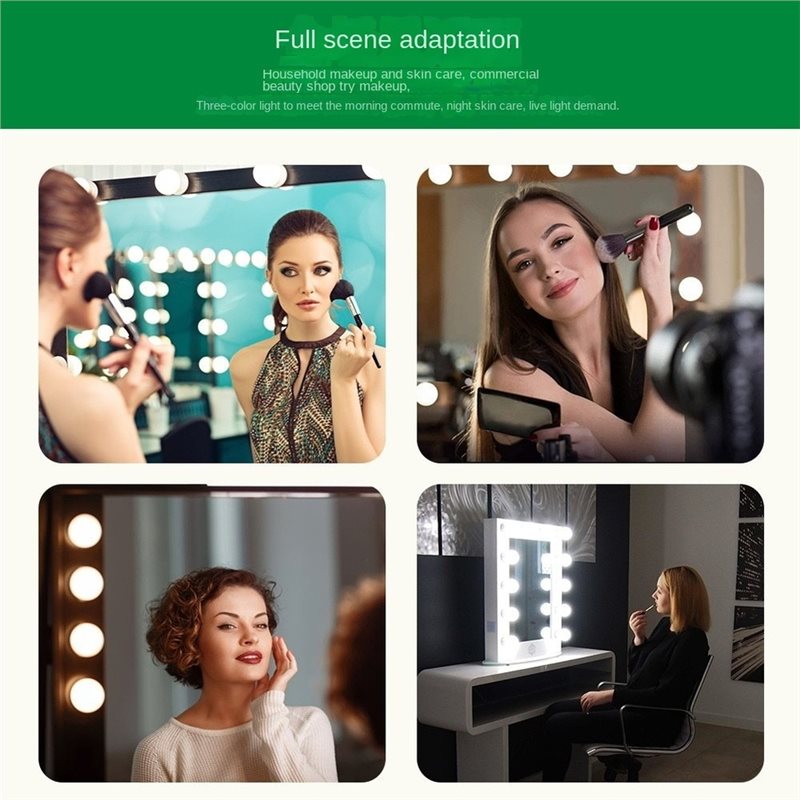 USB Rechargeable LED Vanity Li - Dressing Table Vanity With Lighted Mirror 评论和价格