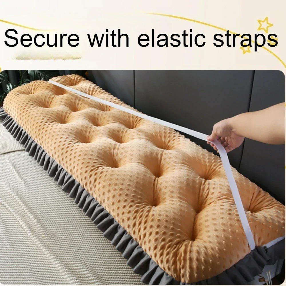 Ruffled Edge Headboard Pillow  - Headboard Cushion Backrest Tatami 评论和价格